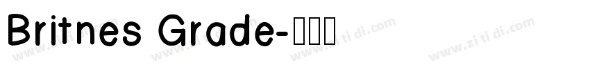 Britnes Grade字体转换